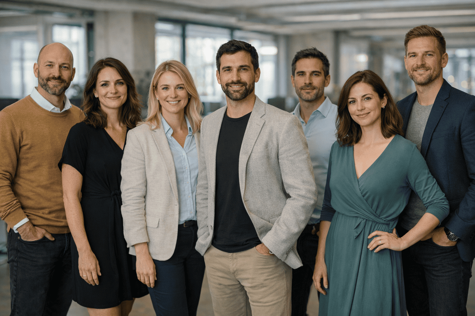 Team working on AI trading platform — Genova Valutèn